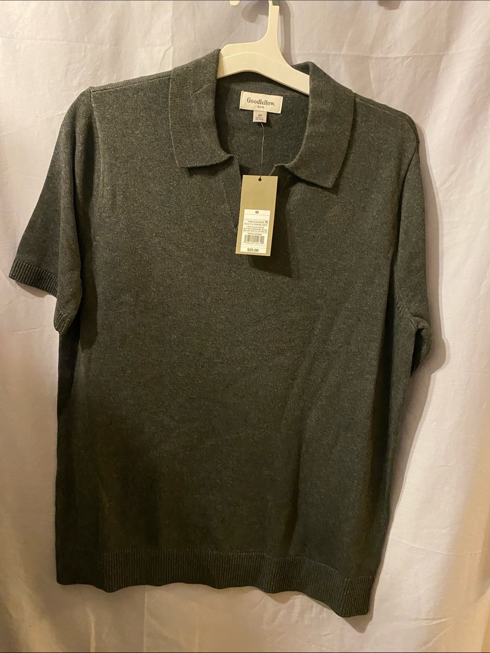 Goodfellow & Co Men's Short Sleeve Polo - Charcoal Gray